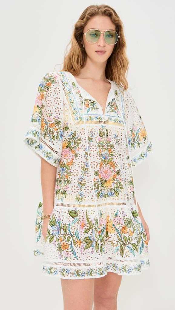 Farm Rio Sweet Bloom Bouquet Short Cover Up 1