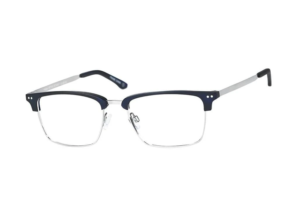 Haggar Men
s Hft544 Square Eyeglasses In Matte Navy