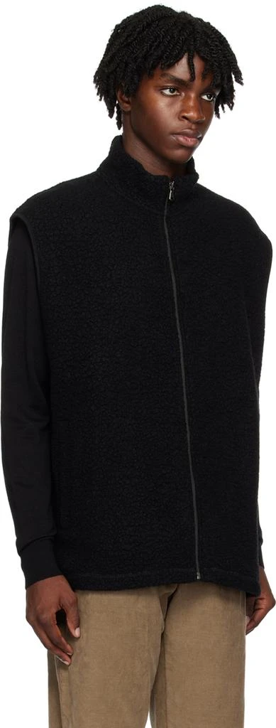 Sunspel Black Zip Vest 2