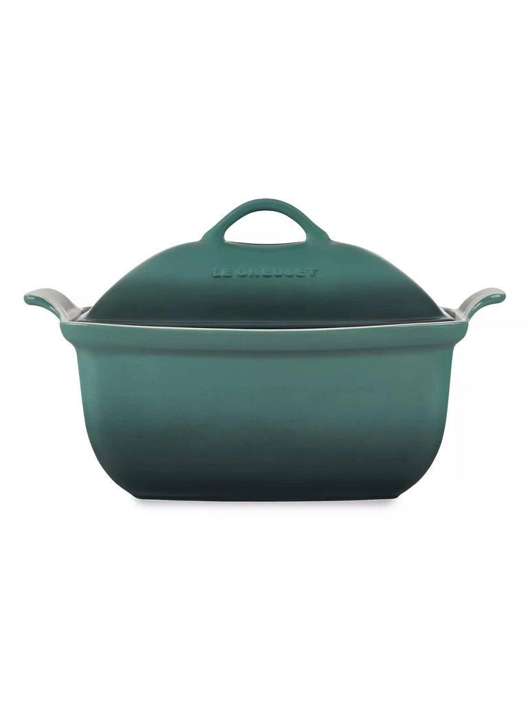 Le Creuset 4.5-Quart Heritage Stoneware Deep Baker With Lid 1