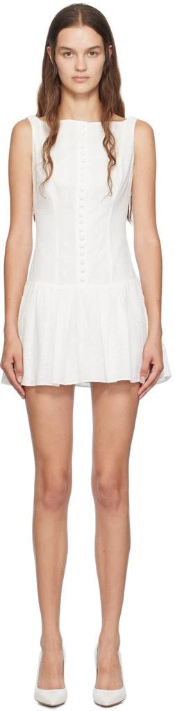 Mirror Palais White Kissing Booth Minidress 1