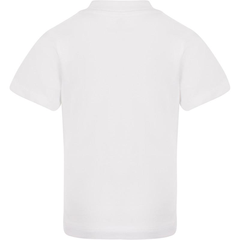 Kid Dangerous Moon landing t shirt in white