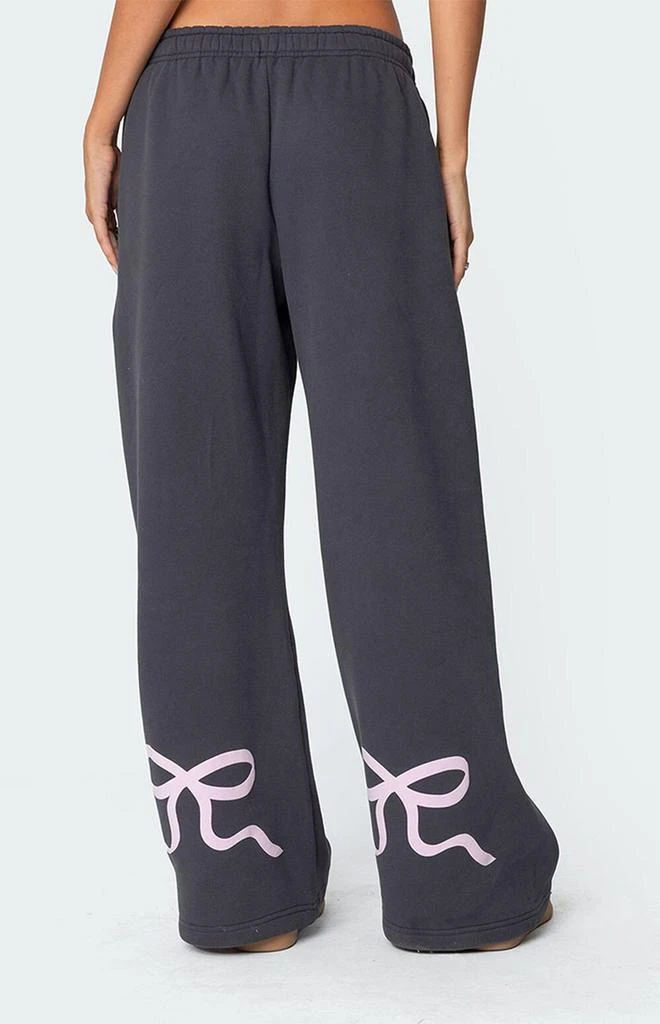 Edikted Bonney Bow Detail Sweatpants 2
