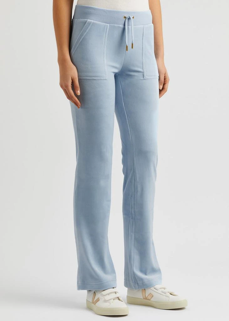 Juicy Couture Del Ray logo velour sweatpants 2