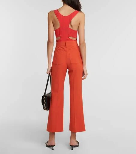 Stella McCartney High-rise pleated pants 3