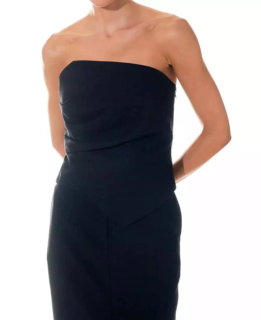 Grey Lab Women
s Draped Corset Top