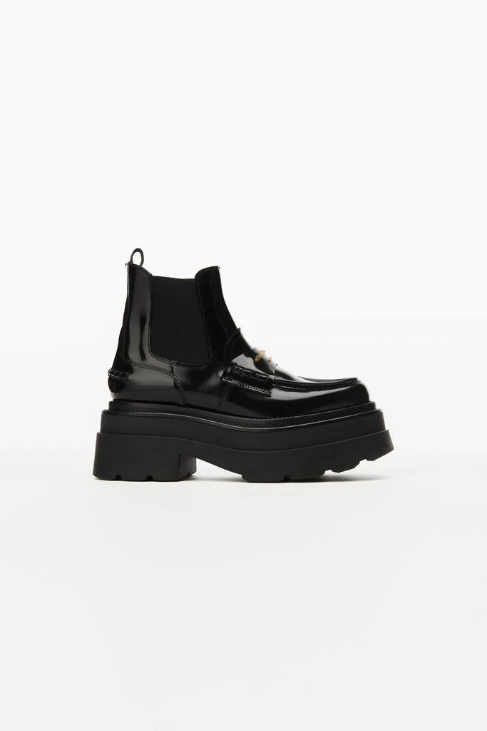 Alexander Wang CARTER PLATFORM LOAFER BOOT IN LEATHER