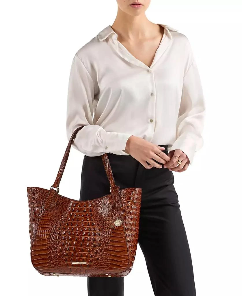 Brahmin Aliza Melbourne Large Leather Tote 6