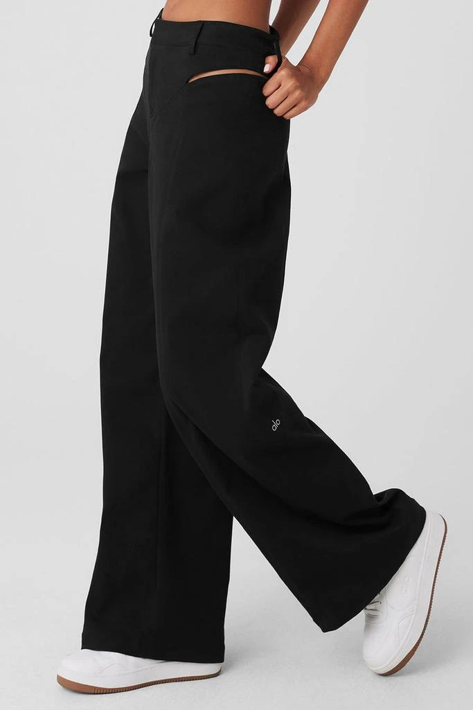 Alo High-Waist Risk Taker Trouser - Fog 3