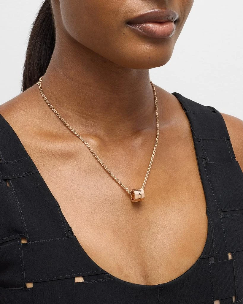 Chopard Ice Cube 18K Rose Gold Large Pendant Necklace 2