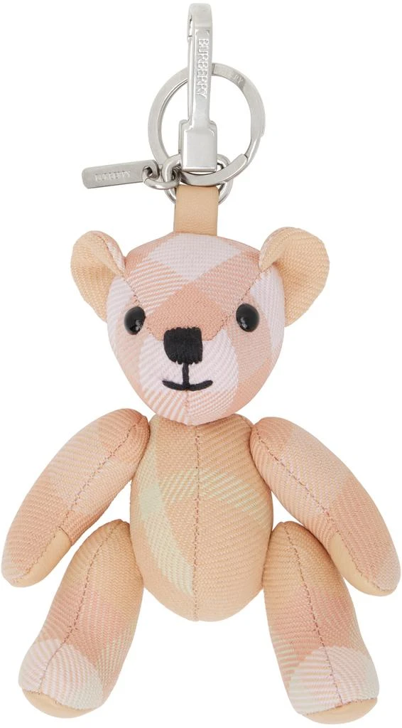 Burberry Pink Thomas Bear Charm Keychain 1