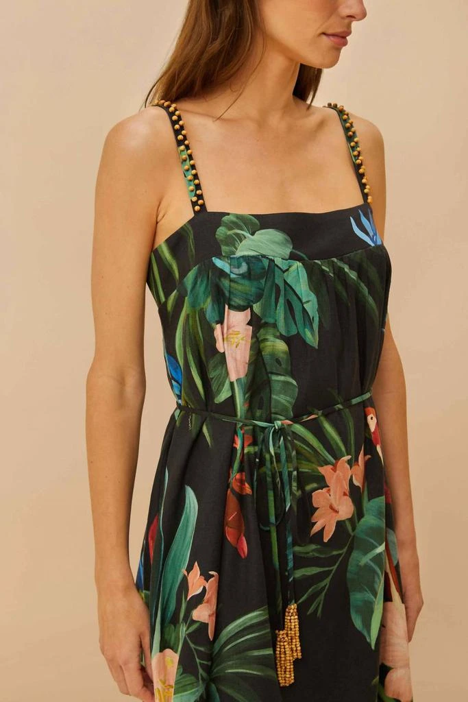Farm Rio Farm Rio - Midnight Macaw Fiesta Mini Dress 4