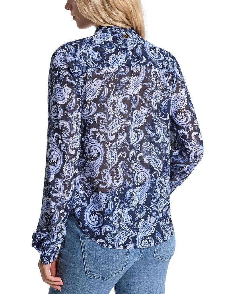 Michael Kors Paisley Bow Blouse 2