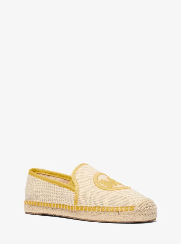Michael Kors Hastings Two-Tone Cotton Blend Canvas Espadrille 1