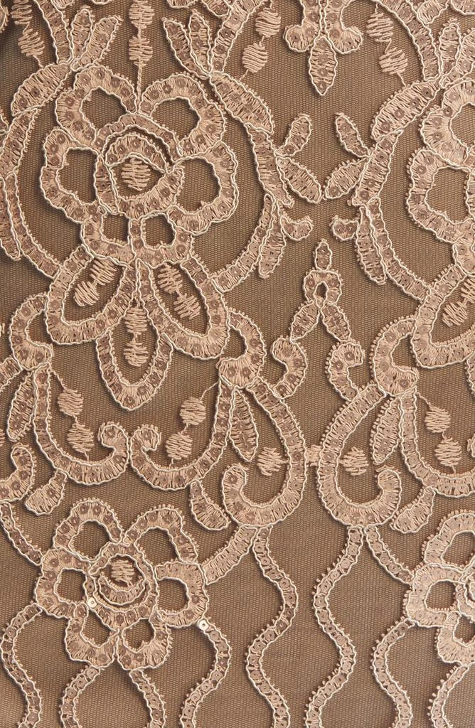 Tadashi Shoji Sequin Lace Body-Con Cocktail Dress 6