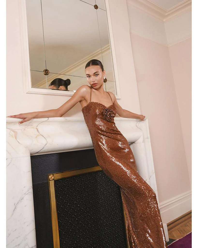 French Connection Beatrice Sequined Gown 3