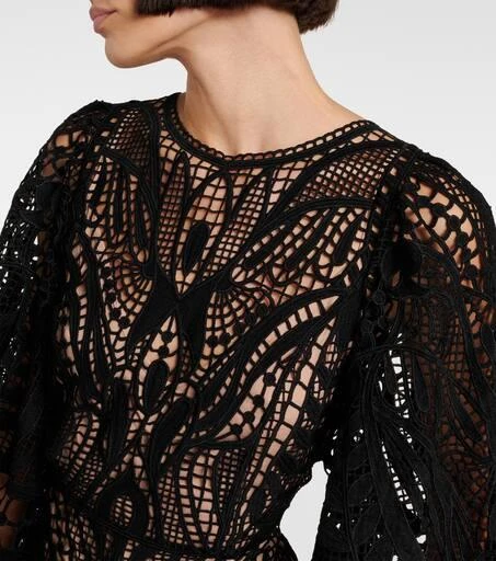 Farm Rio Nature guipure lace maxi dress 4