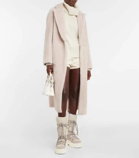 INUIKII Leather shearling-trimmed snow boots 2
