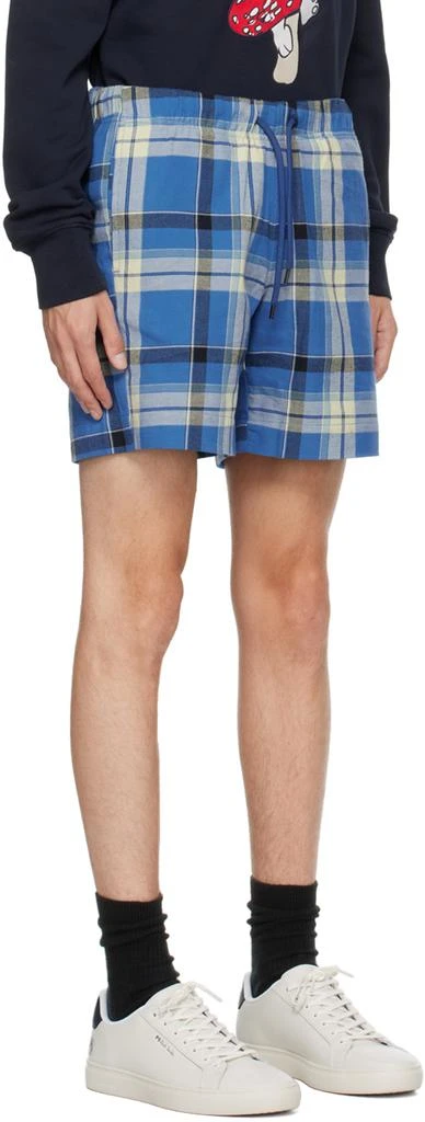 Paul Smith Blue Check Shorts 2