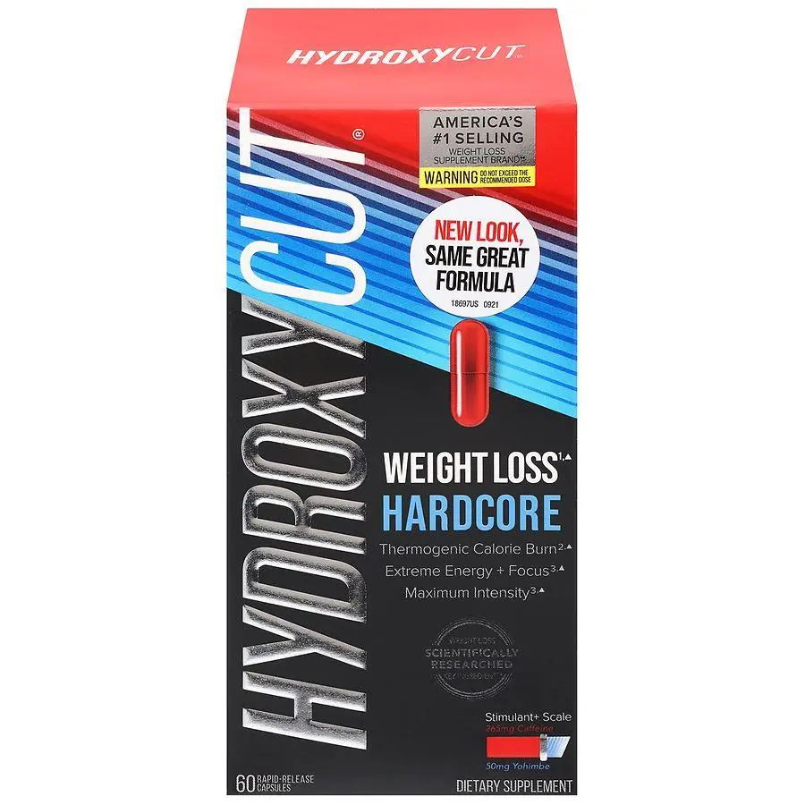 Hydroxycut Hardcore Weight Loss Rapid Release Capsules Wildberry