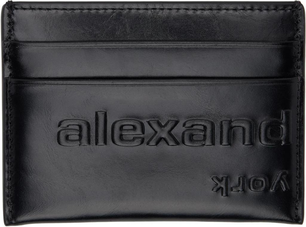 Alexander Wang Black Punch Card Holder 1