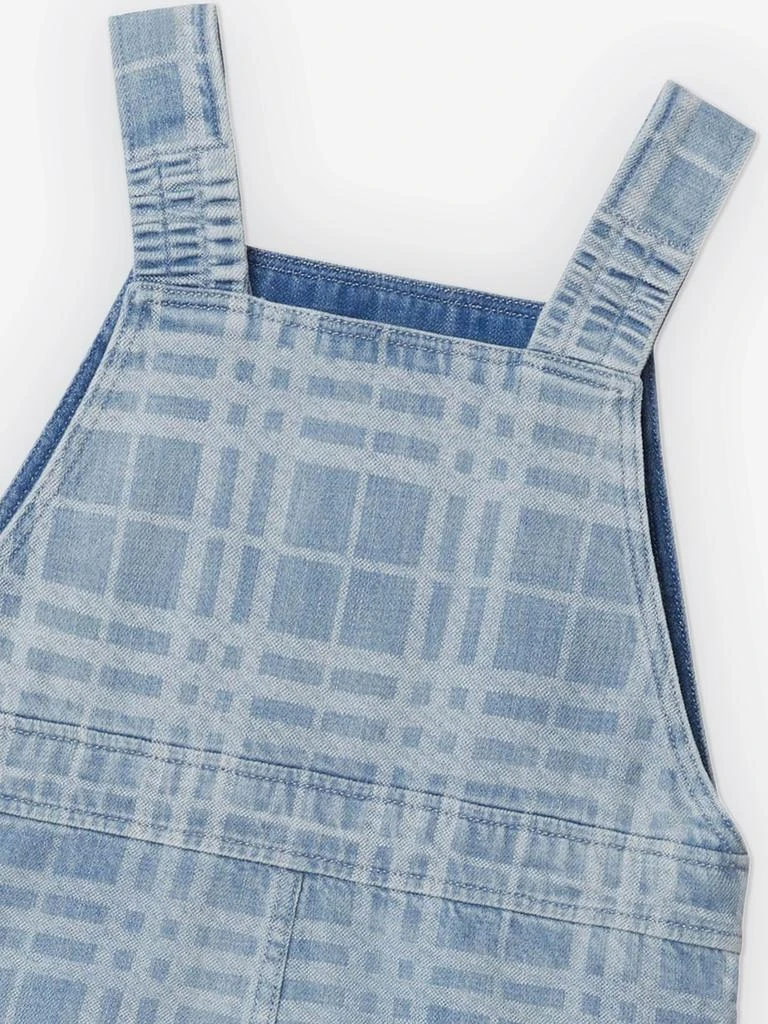 Burberry Burberry Girls Check Martine Pinafore Dress in Blue 4