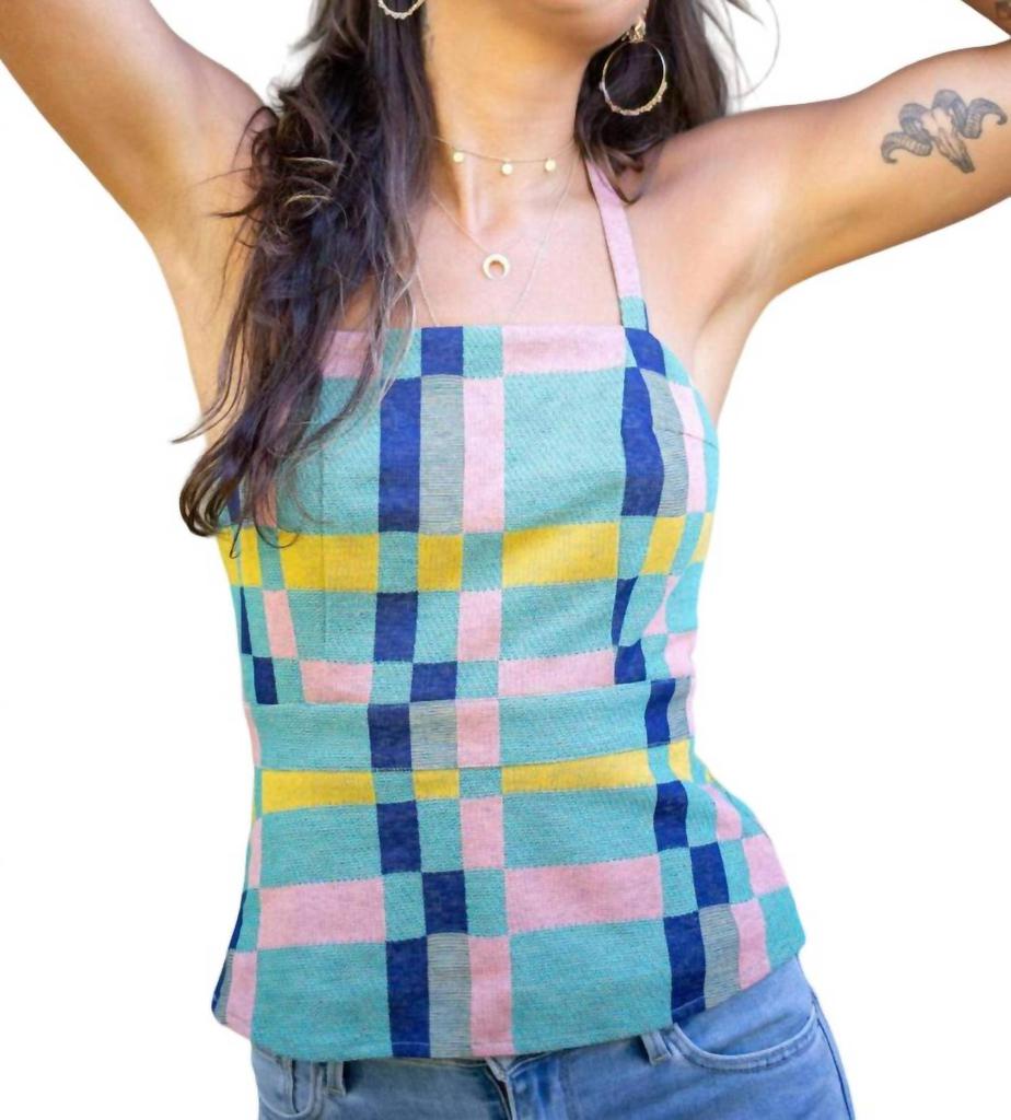 Eva Franco Eva Franco - Mod Plaid Halter Top