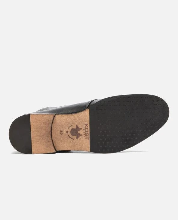Sélection Mode Éthique Kost Paris - Boots Chukka En Cuir Tannage Végétal | Noir "Madison 51 Noir" 4