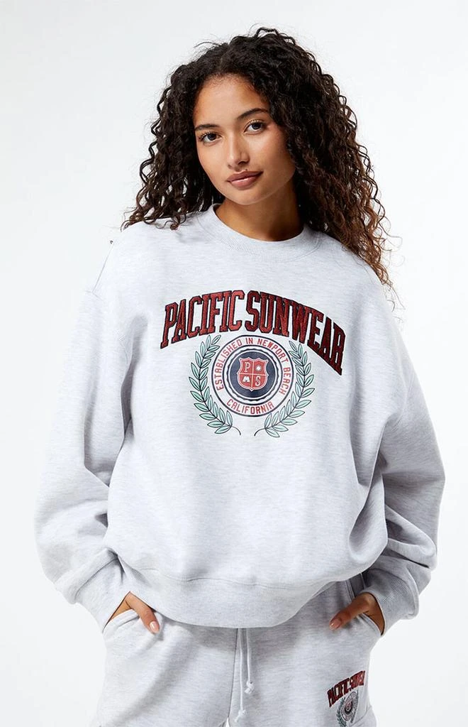 PacSun Pacific Sunwear Crest Crew Neck Sweatshirt 1