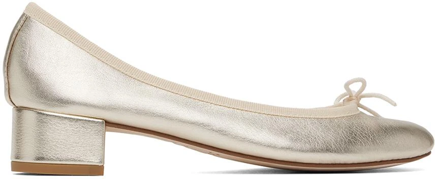 Repetto Gold Camille Heels 1