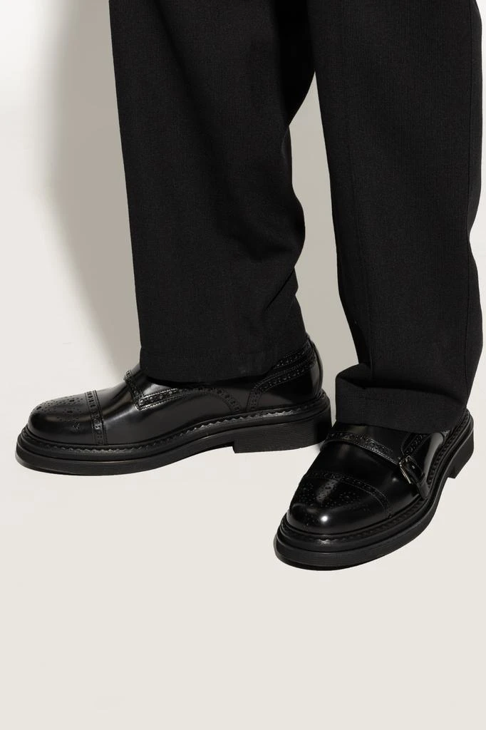 Dolce & Gabbana Leather shoes with decorative perforation 2