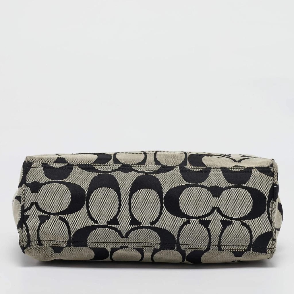 Coach Coach Beige/Black Signature Canvas Daisy Tote 7