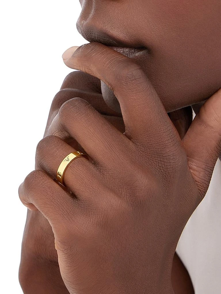 BVLGARI B.zero1 18K Yellow Gold Logo Ring 3