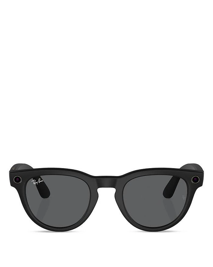 Ray-Ban Ray-Ban Meta Headliner Round Smart Sunglasses, 50mm 1