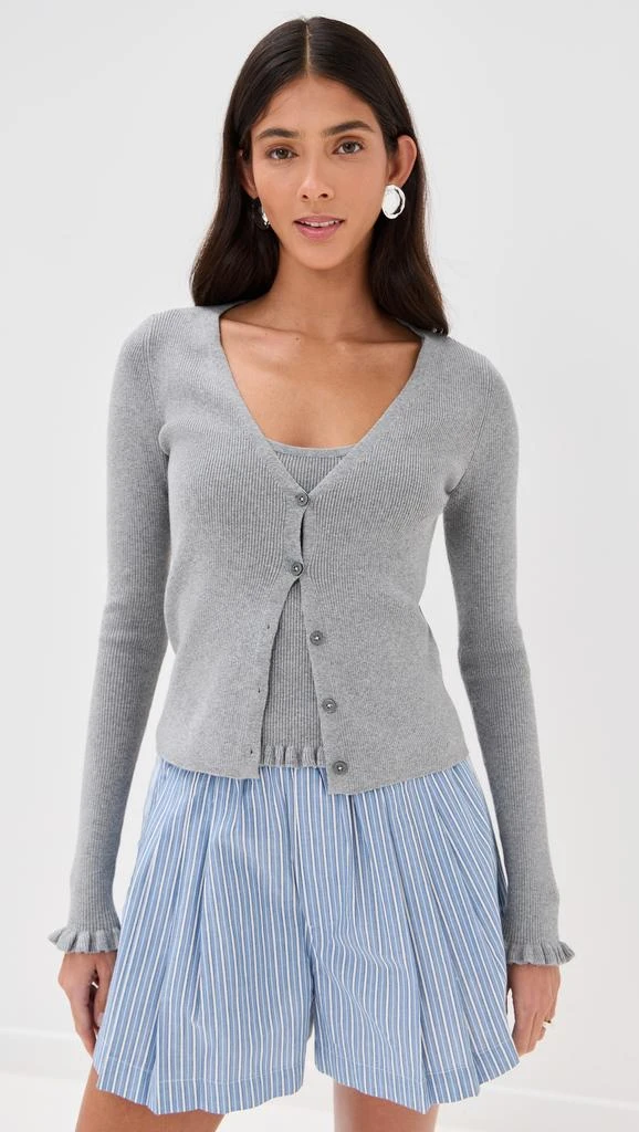 LE BOP Ribbed Cardigan 6