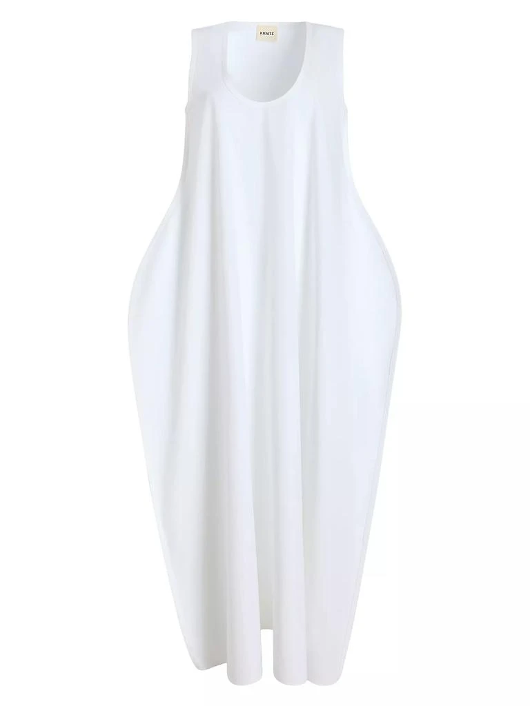 Khaite Coli Cotton Swing Dress 1