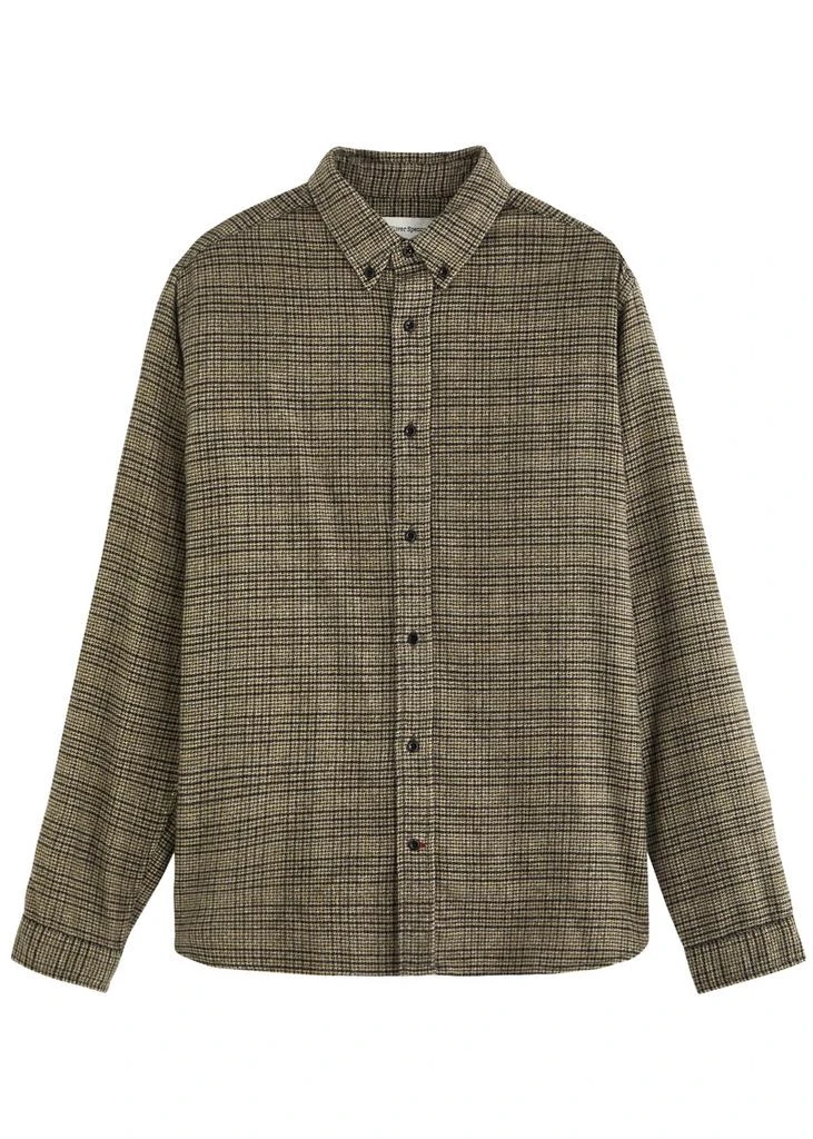 Oliver Spencer Brook checked flannel shirt 1
