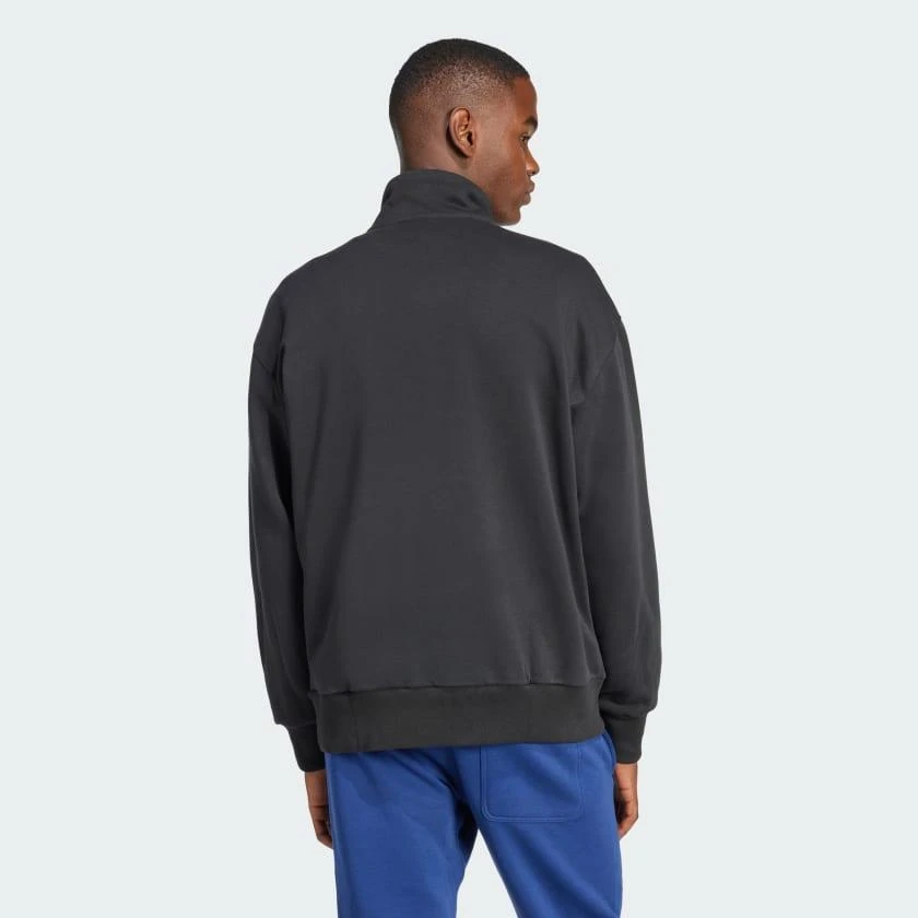 Adidas Men's  ALL SZN Fleece 1/4-Zip Crew Sweatshirt 2