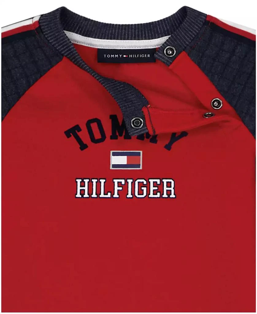 Tommy Hilfiger Baby Boys
 Quilted Crewneck Sweatshirt and Jogger Pants, 2-Piece Set 3
