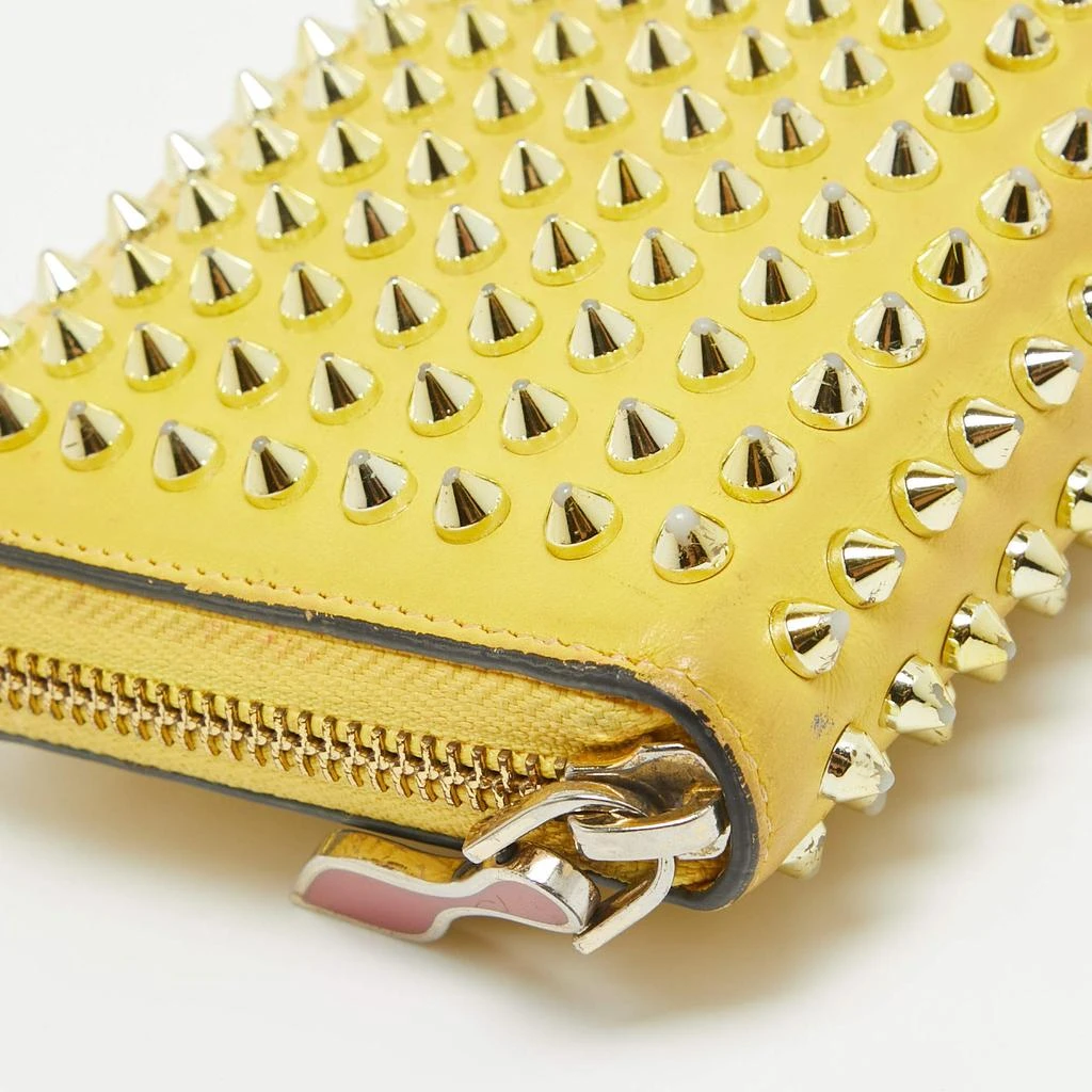 Christian Louboutin Christian Louboutin Yellow Leather Panettone Continental Wallet 10