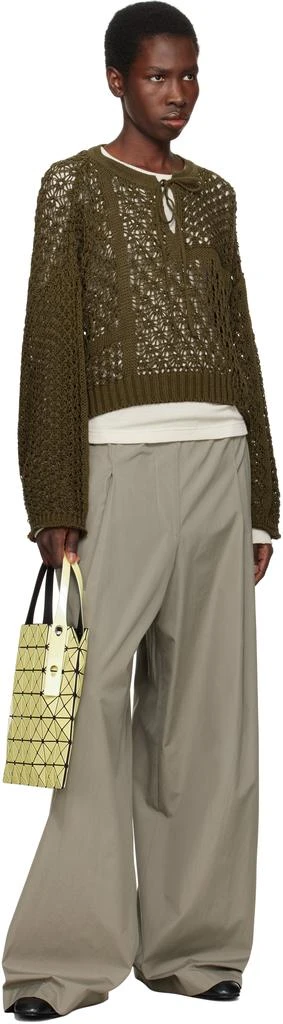 Issey Miyake Yellow Prism Metallic Tote 4
