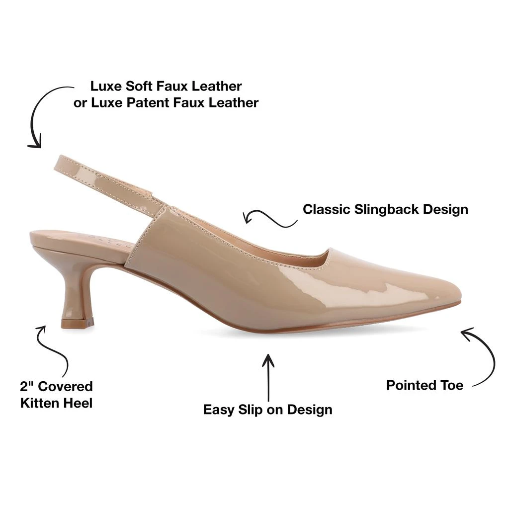 JOURNEE Collection Women's Paulina Pump 5