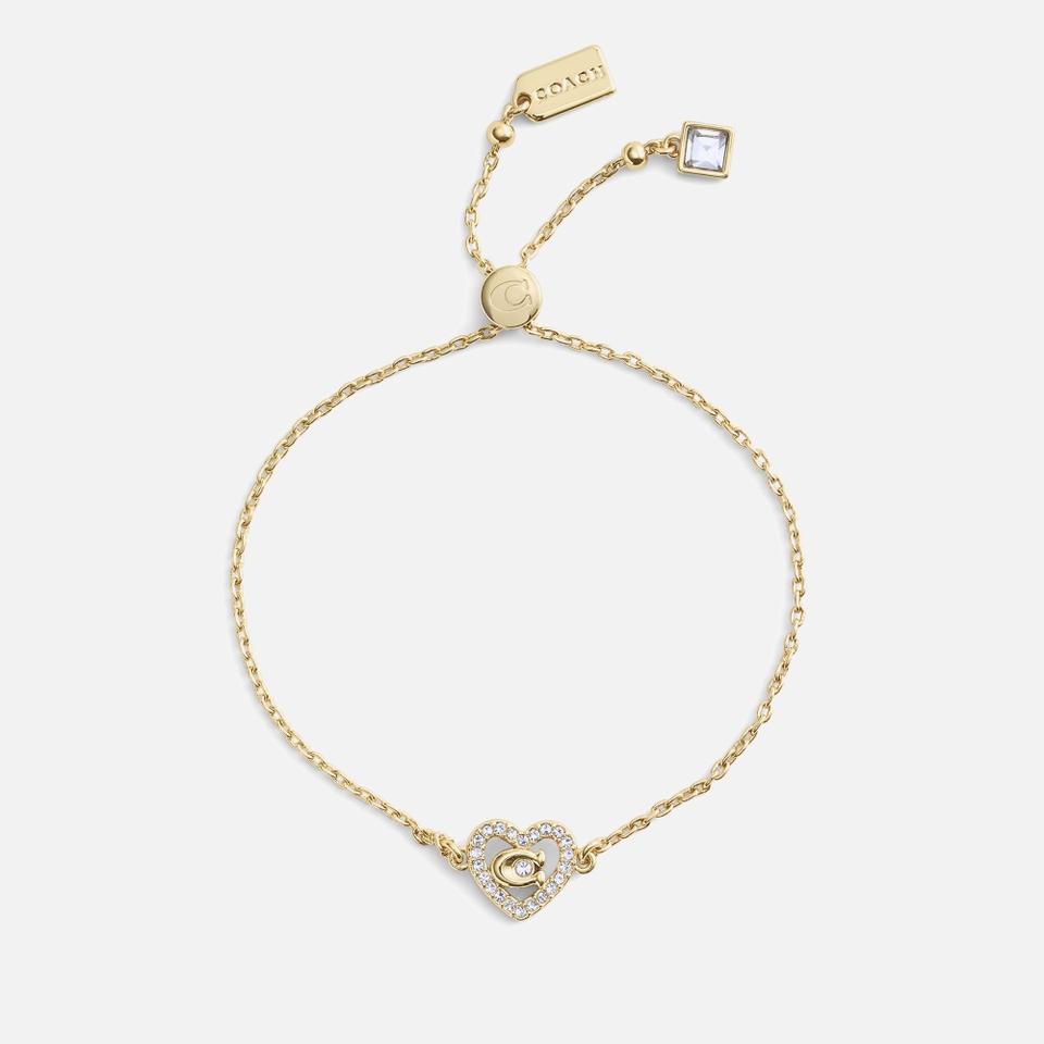 【国内発送】coach*Double Stitched Hearts Slider Bracelet Coach Double Stitched Hearts Slider Bracelet - Fashion