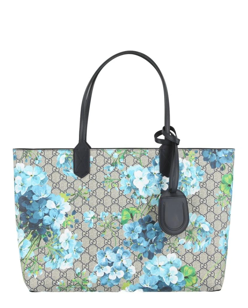 Gucci Reversible GG Supreme Floral Tote 1