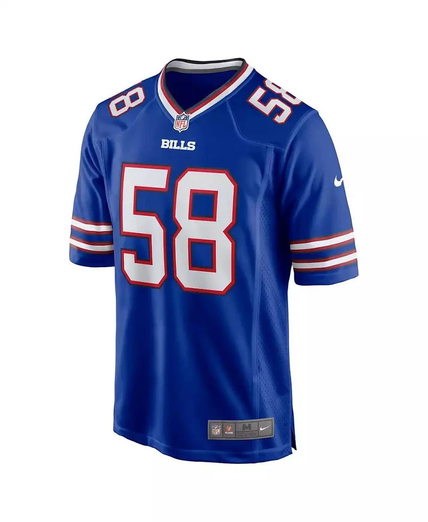NIKE Men's Matt Milano Royal Buffalo Bills Game Player Jersey 3