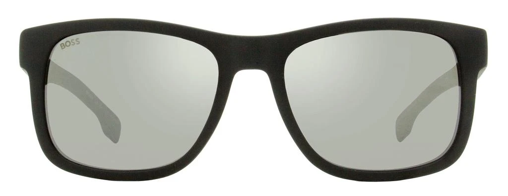 Hugo Boss Boss Men's Rectangular Sunglasses B1568S 003T4 Matte Black 55mm 2