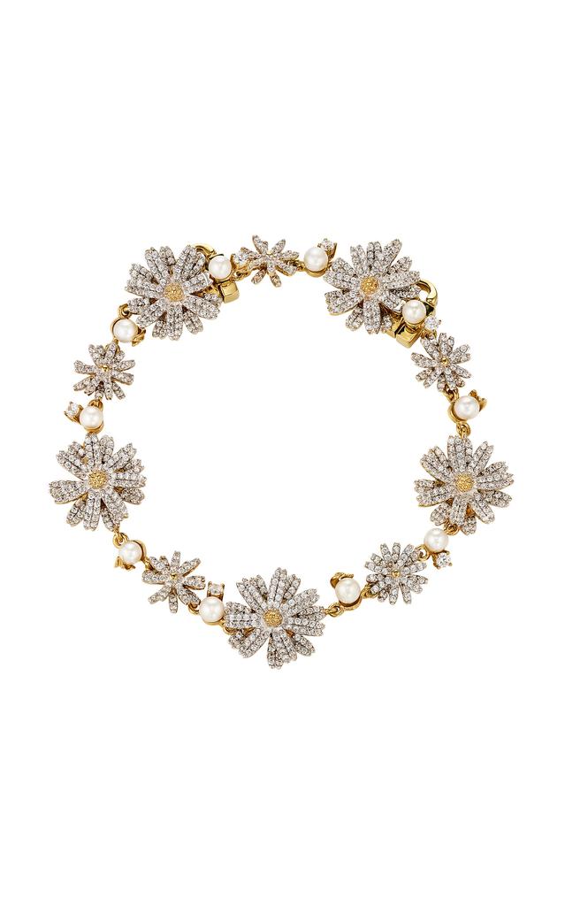 Anabela Chan Anabela Chan - 18k Yellow Gold Vermeil Daisy Diamond Bracelet  - Gold - OS - Moda Operandi - Gifts For Her