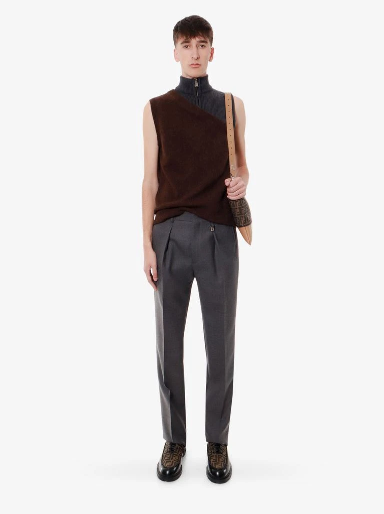 Fendi Alpaca and wool vest 2