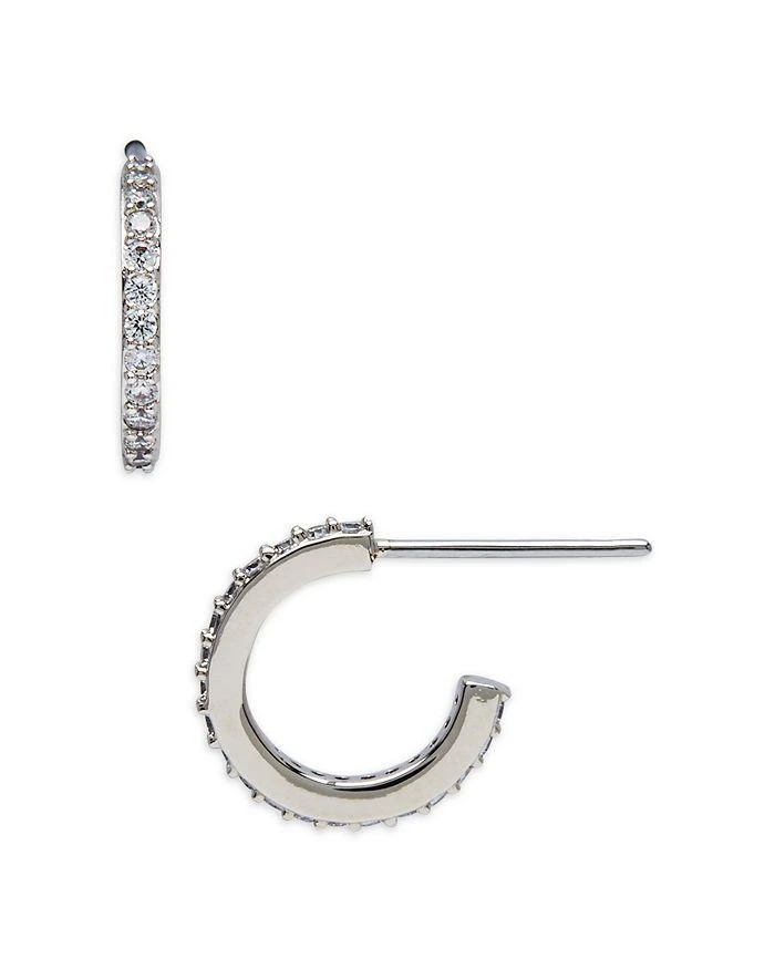 Nadri Pavé Hoop Earrings 6