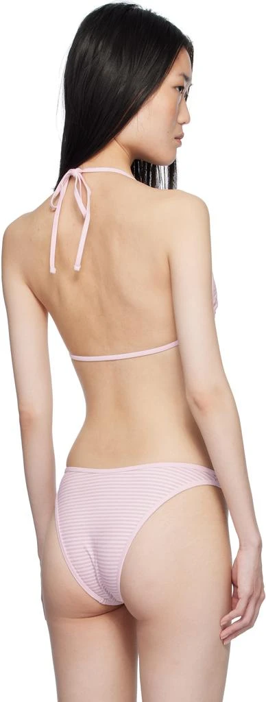 Frankies Bikinis Pink Paradise Micro Halter Bikini Top 3